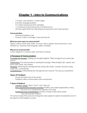 COMD1333 - Chapter 2 - An Overview of Communication Development ...