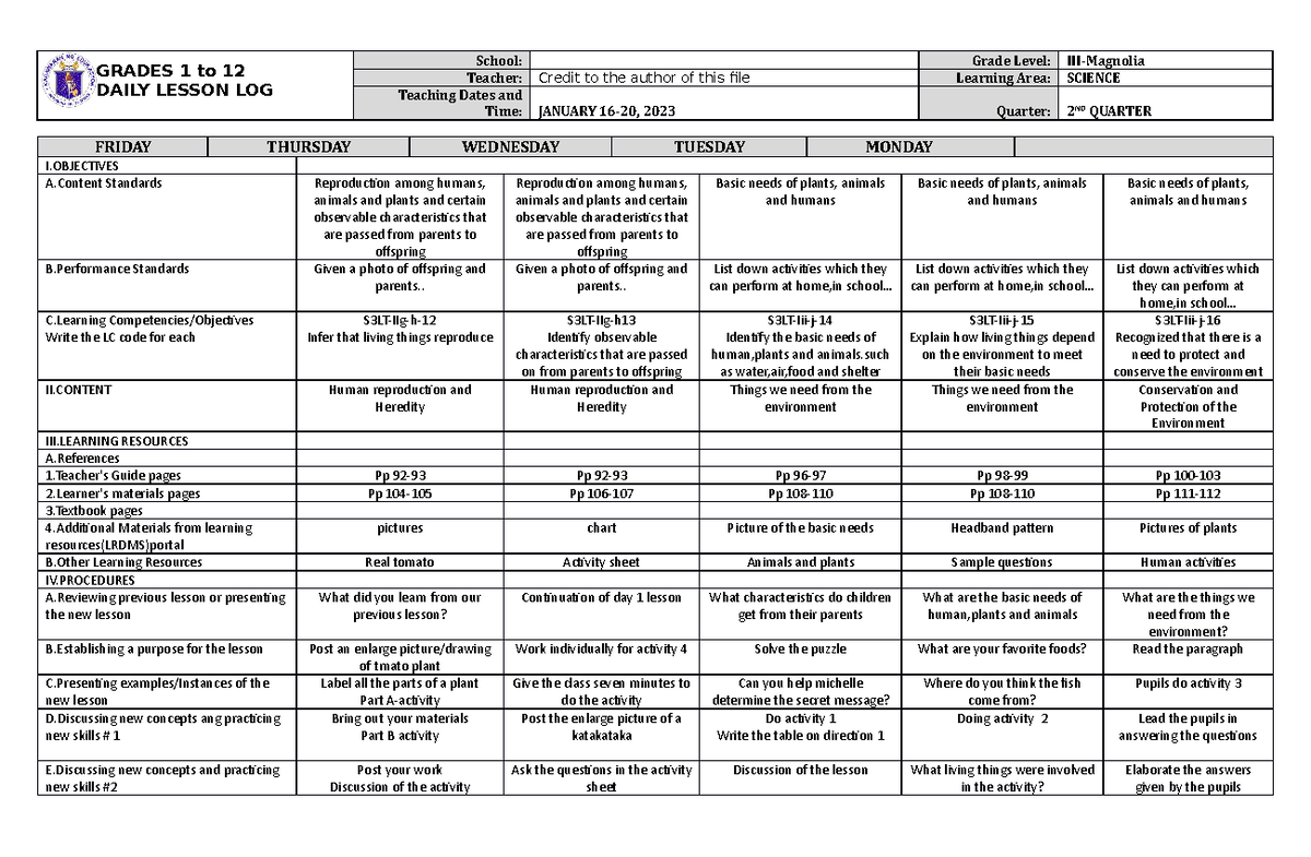 DLL Science 3 Q2 W9 - please let me download files from this site ...