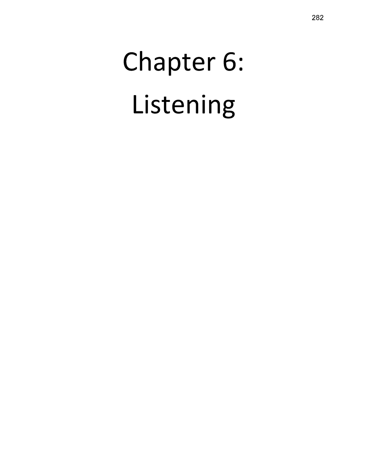 Chapter 6 Interpersonal Communication Touro OER - Chapter 6: Listening ...