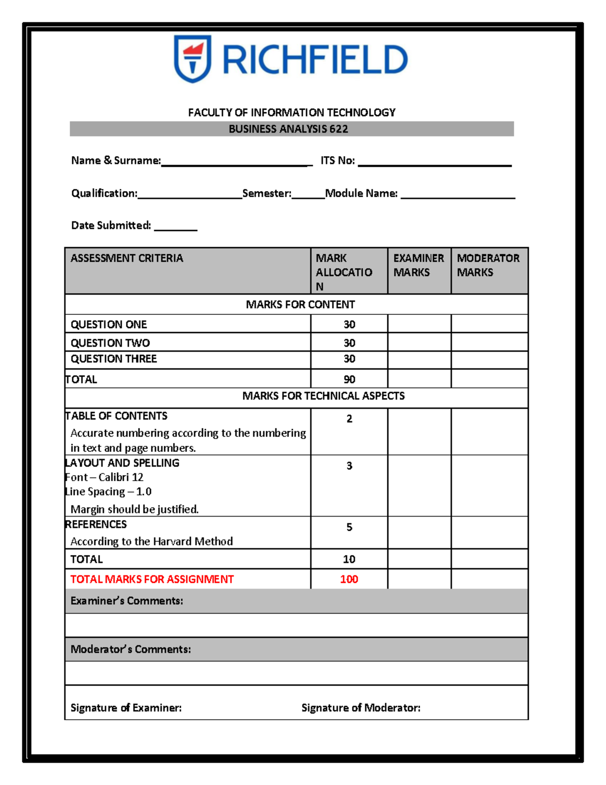 business-analysis-622-assignment-faculty-of-information-technology