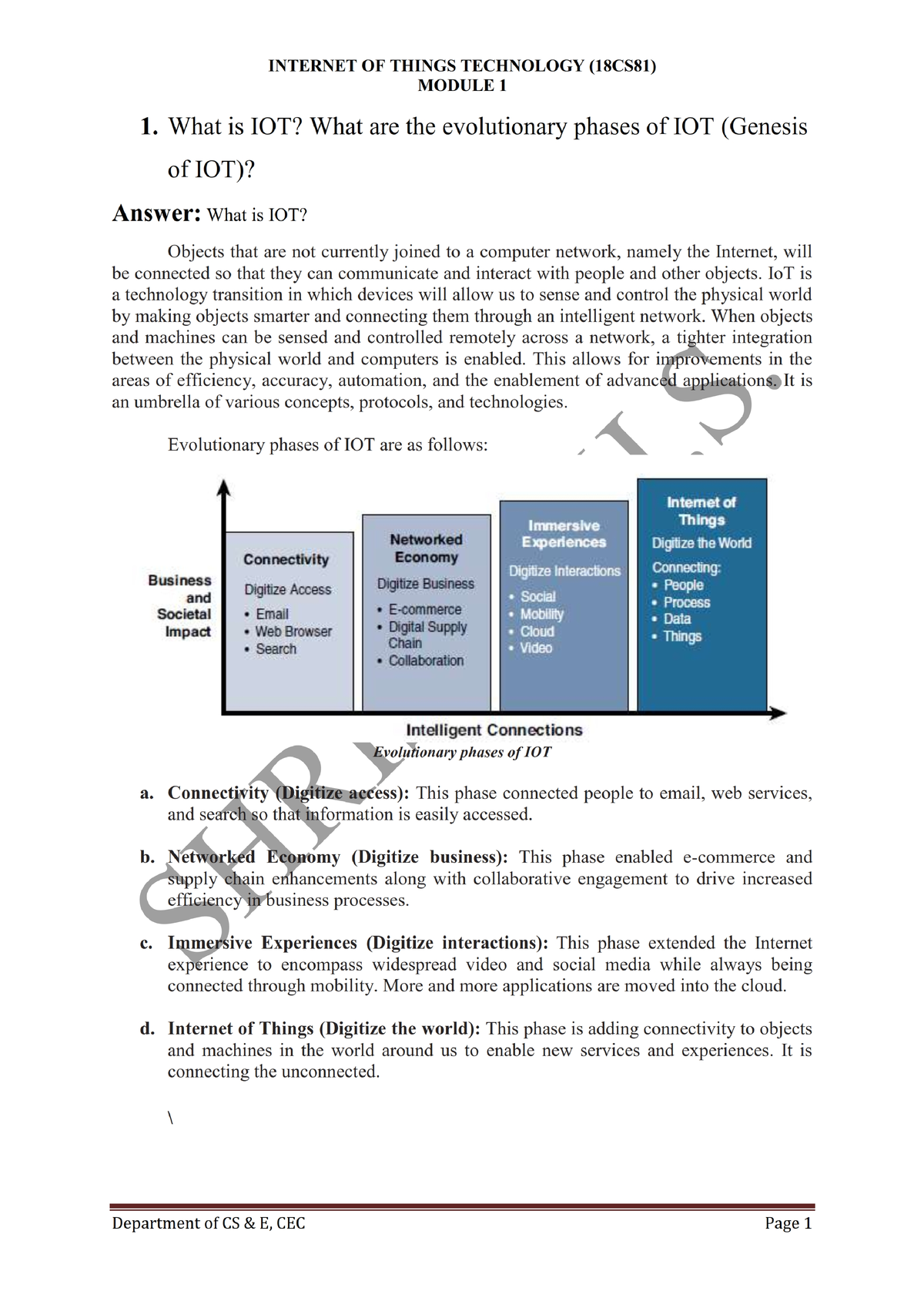 Iot Module 1 Notes - Internet Of Things - Studocu