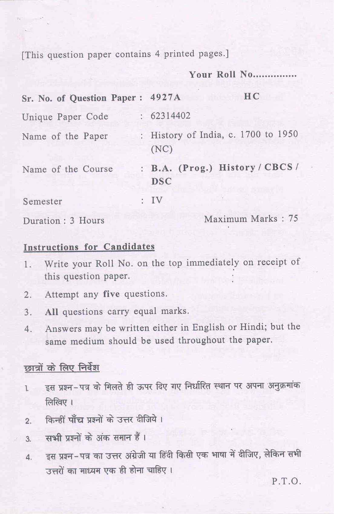 Core History 2 - BA(H) History - Studocu