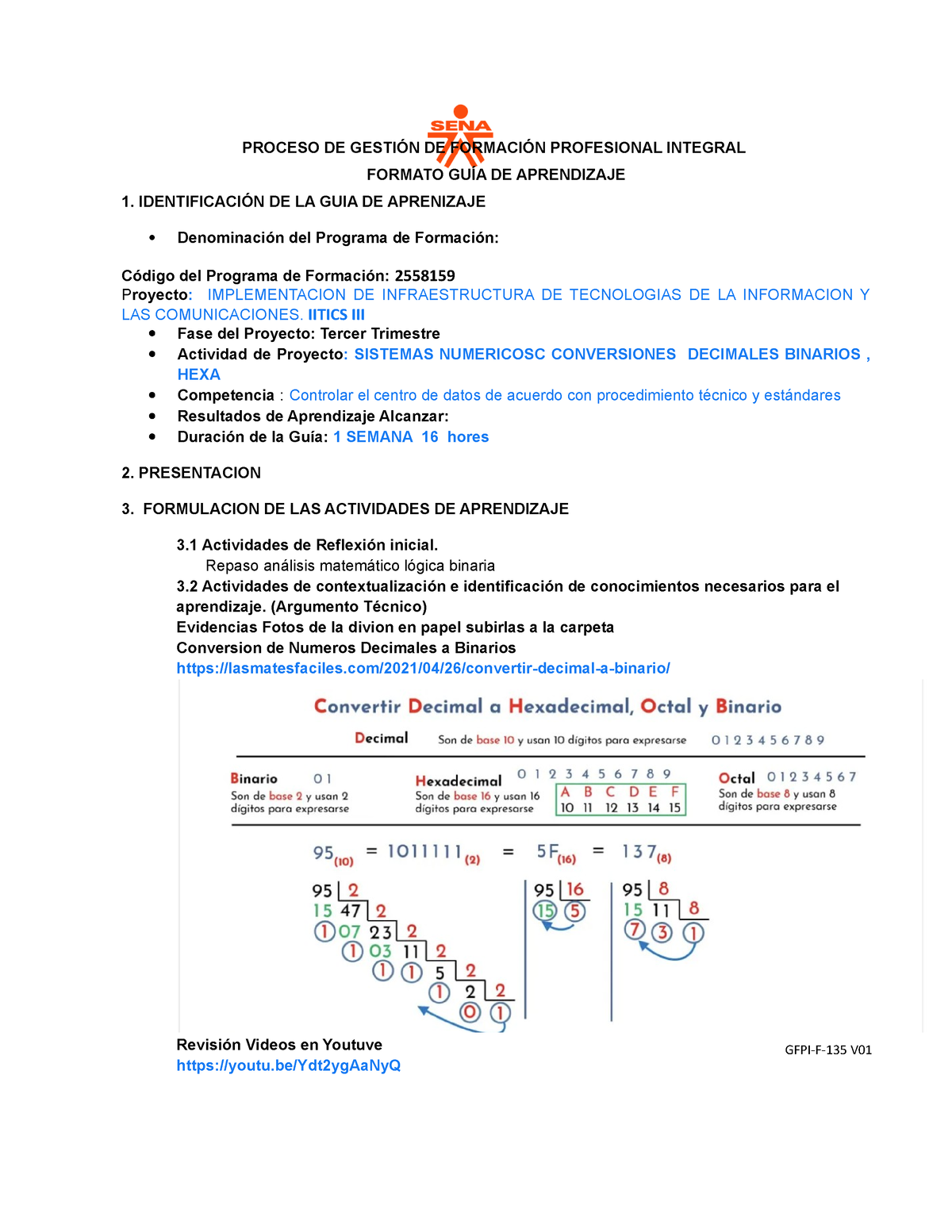 GFPI-F-135 Guía De Aprendizaje Iitics 2558159 Iii 130223 - PROCESO DE ...