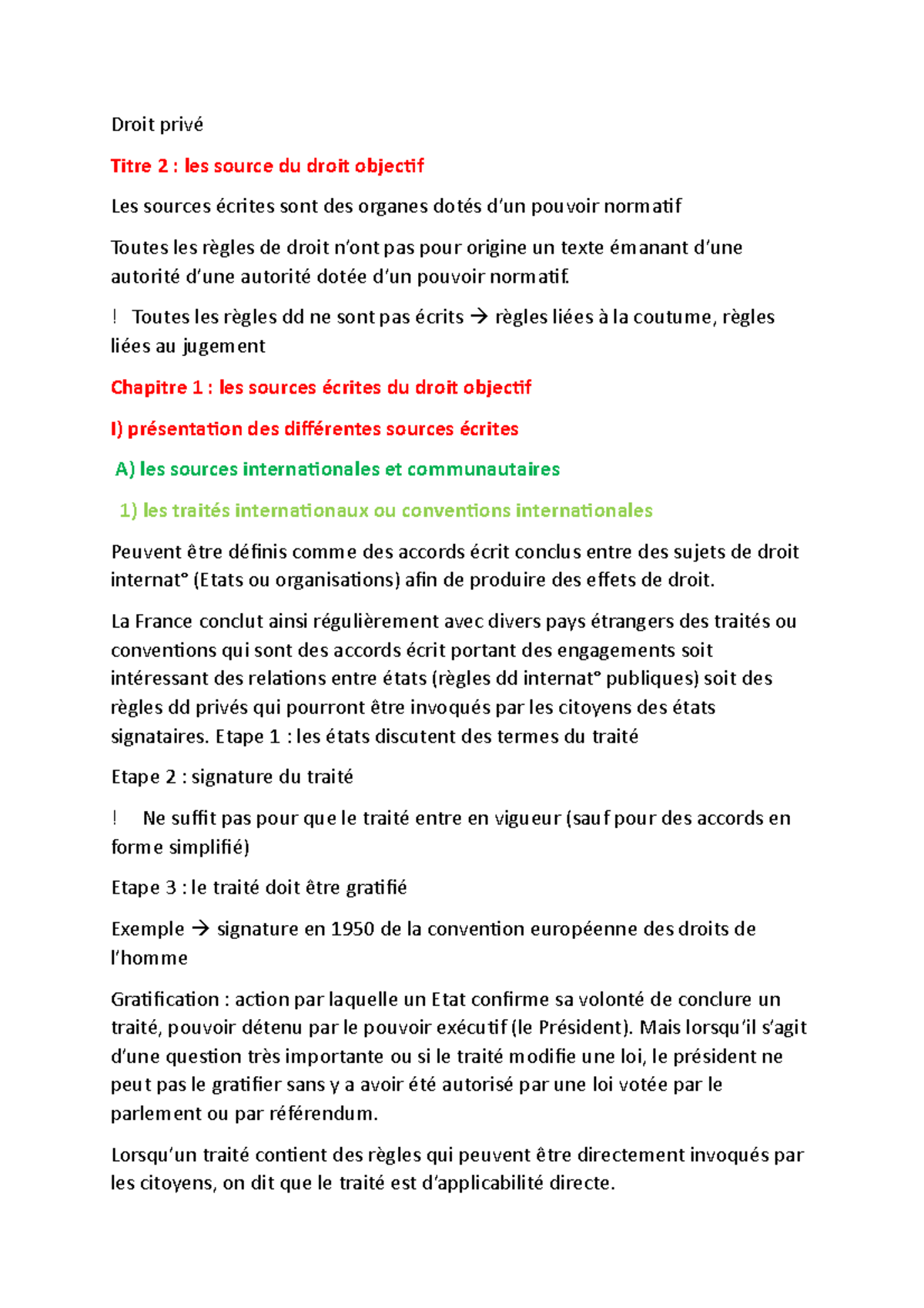 Titre 2 Chap 1 - CM Droit Constitutionnel - Droit Privé Titre 2 : Les ...