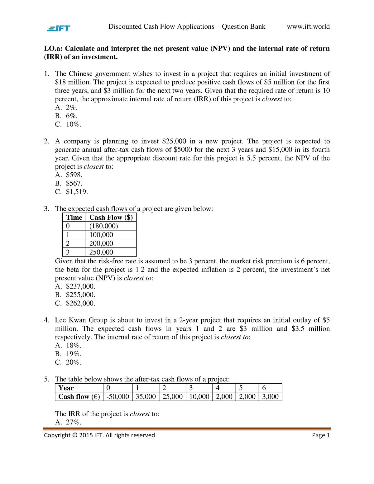 r07-discounted-cash-flow-applications-q-bank-lo-calculate-and