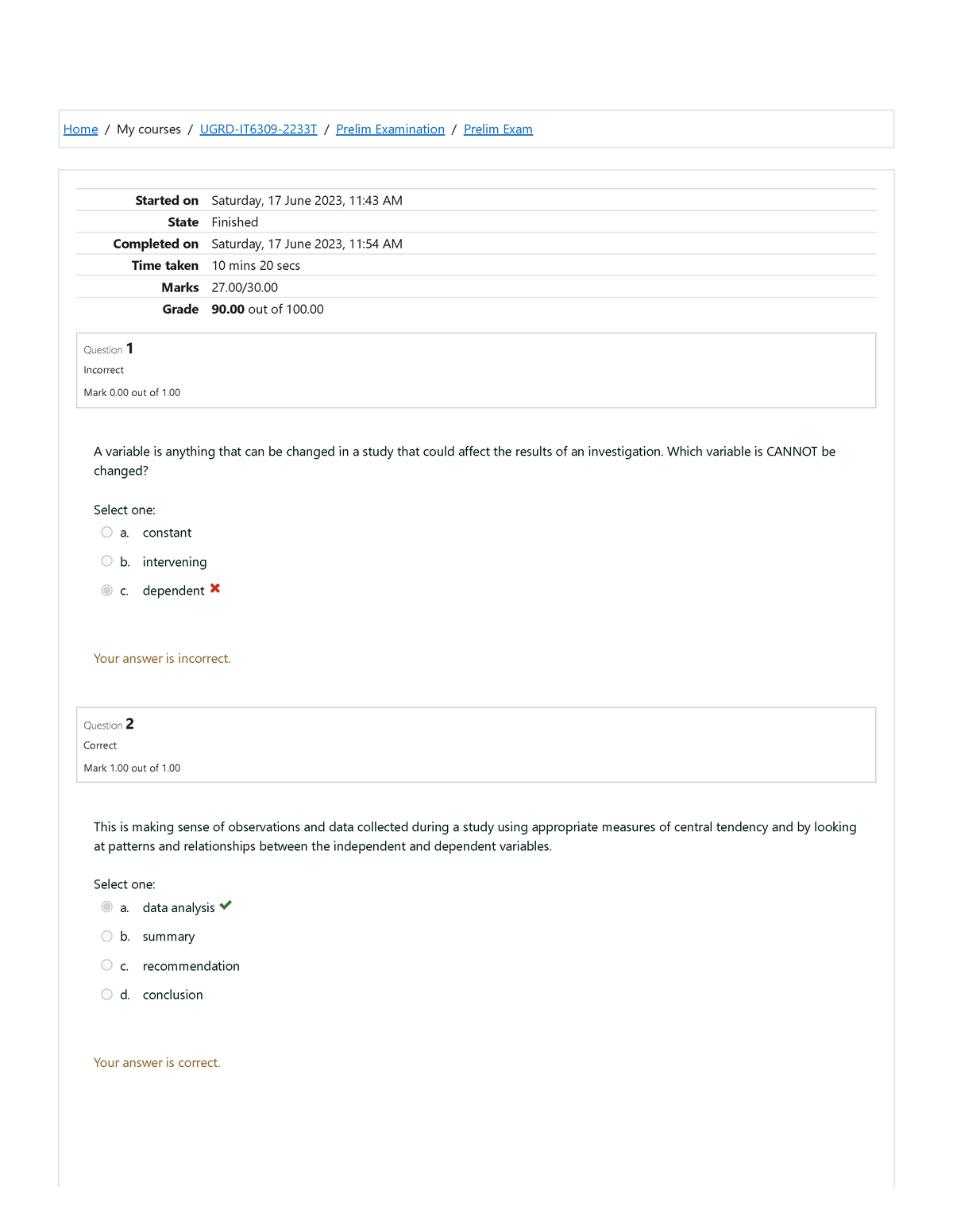 Prelim Exam Attempt 1 - UGRD-IT6316 XML-Based Web Applications - Home ...