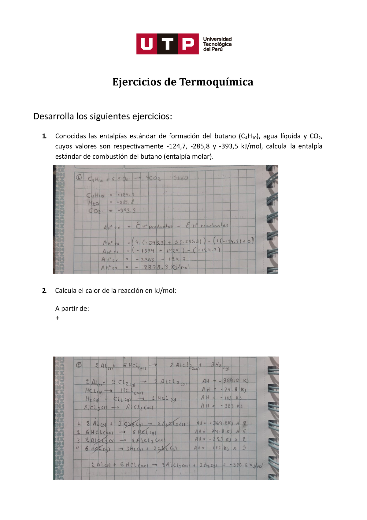 Tarea - Ejercicios Propuestos De Termoquímica - Ejercicios De ...