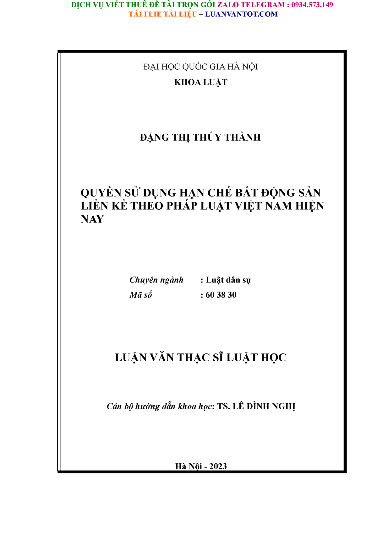 Quyền Sử Dụng Hạn Chế Bất Động Sản Liền Kề Theo Pháp Luật Việt Nam Hiện 