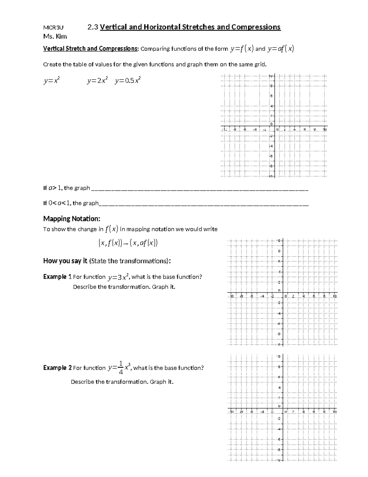 2.3 Vertical-horizontal-str-comp - MCR3U 2 Vertical and Horizontal ...