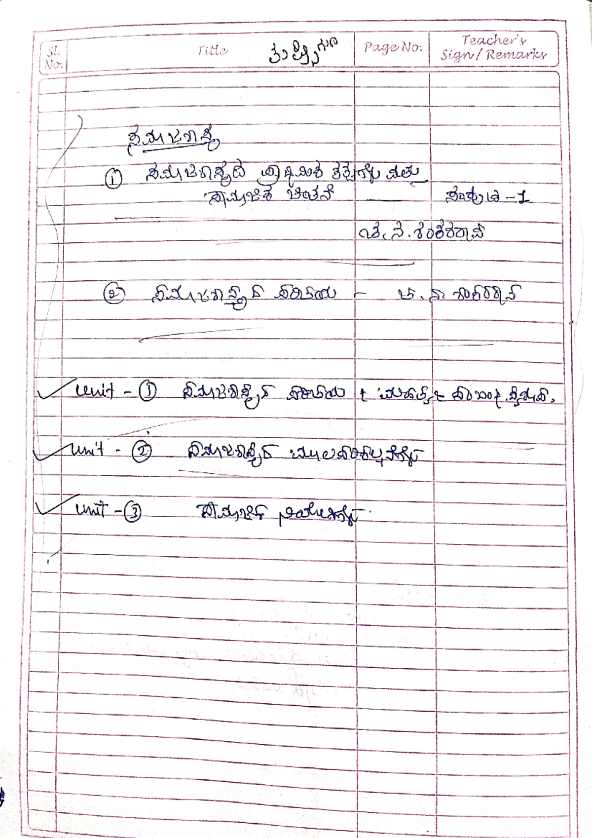 Social 1st sem - Notes - 30885540 St. Title Page No. No. Bakers I of ...
