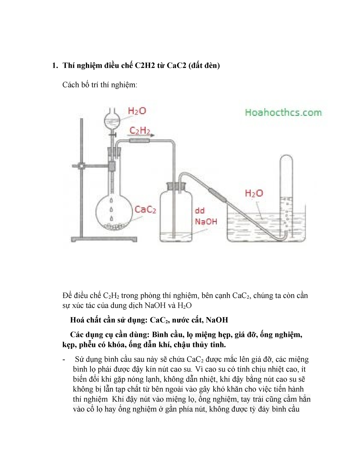 Điều chế CaC2: Phương pháp hiệu quả và ứng dụng thực tiễn