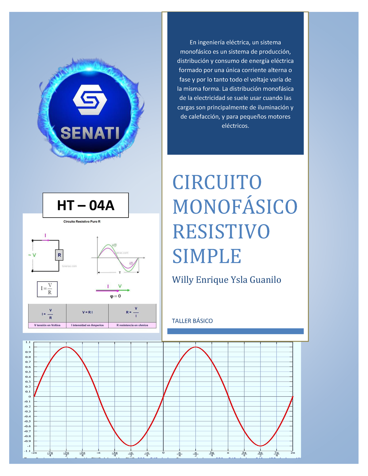 HT04A EB WY 2023 - Monofasico Chila - HT – 04A En IngenierÌa ElÈctrica ...