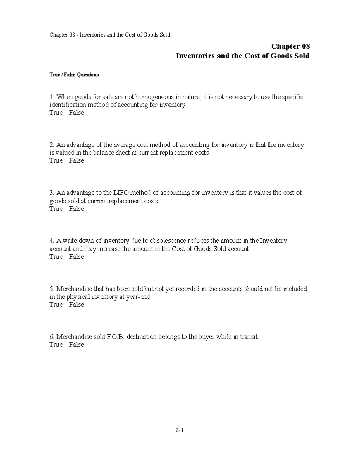 Accounting Problems And Answer Accounting Studocu