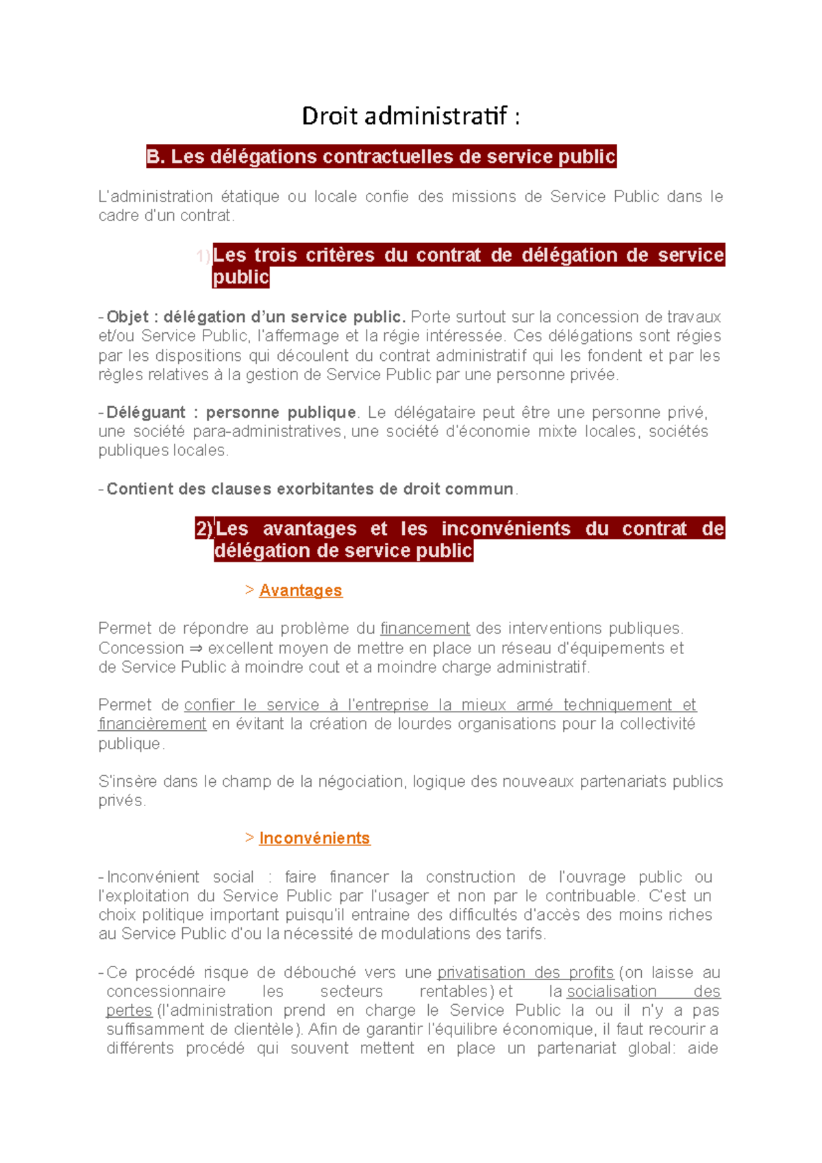 Droit Administrat 21 - Droit Administratif : B. Les Délégations ...