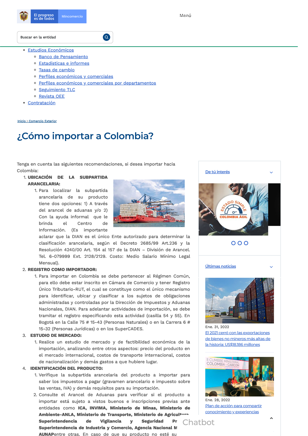 ¿Cómo importar a Colombia Mincit - Ministerio de Comercio, Industria y ...
