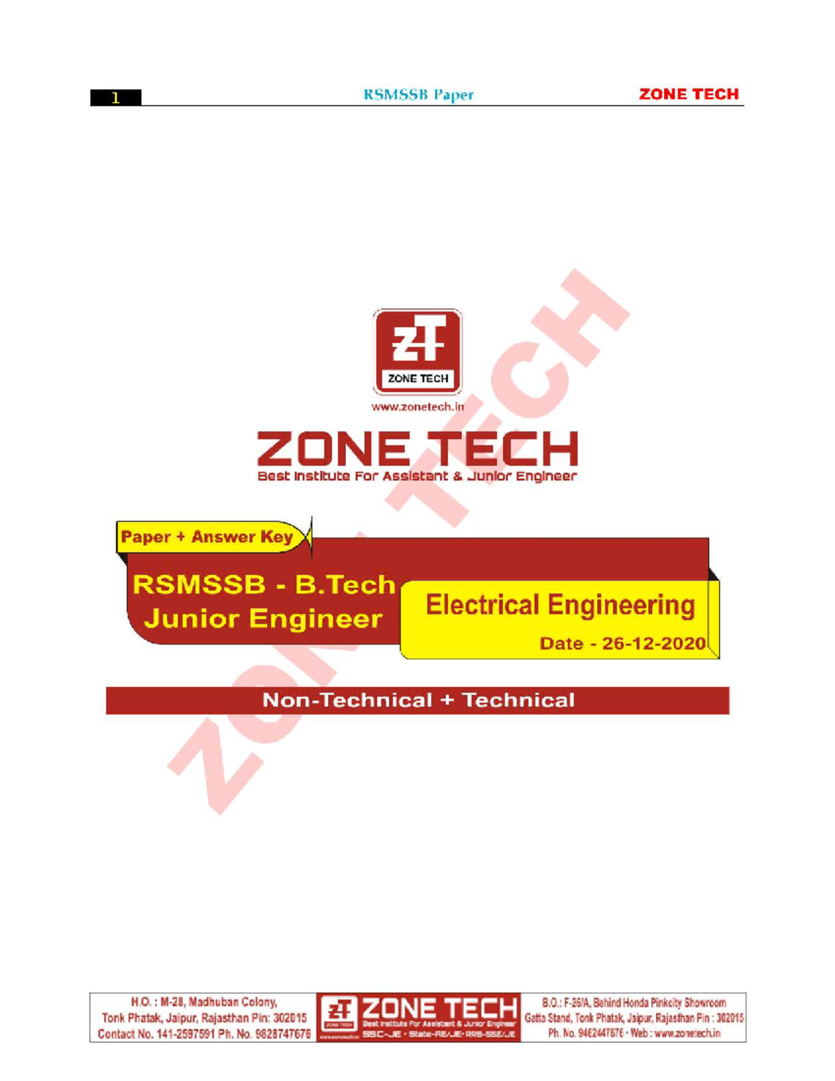 Rsmssb-JE Electrical (B - ZONE TECH ZONE TECH 54. All magnetic material ...