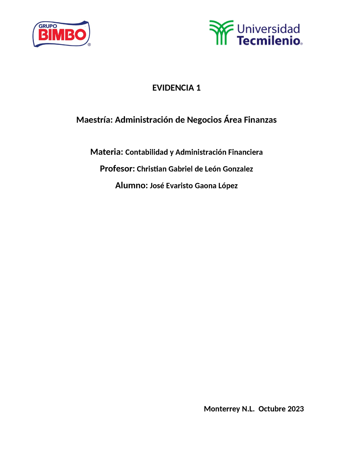 Evidencia 1 Administracion De Contabilidad Financiera - EVIDENCIA 1 ...