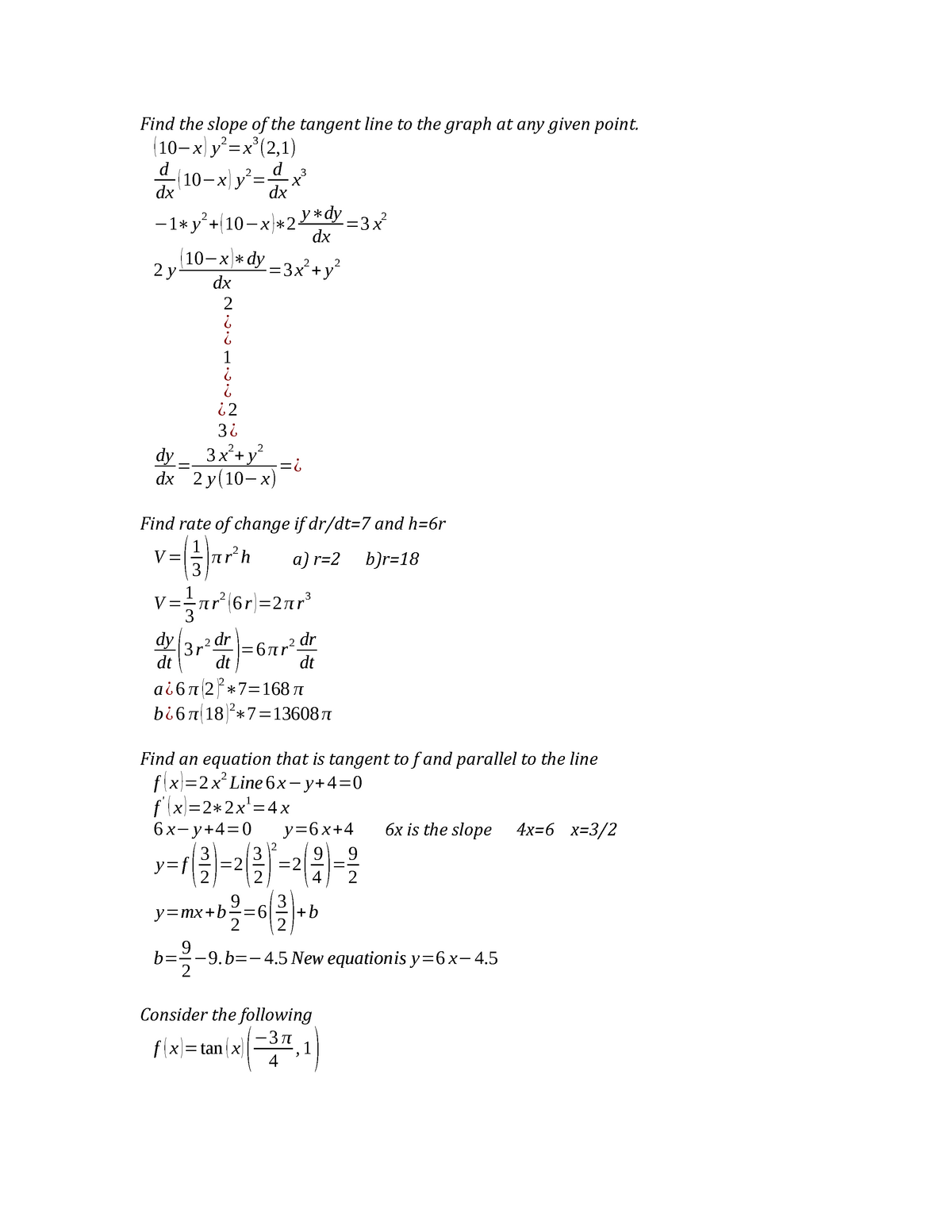 Math Math Mat 301 Analytic Geometry And Calculus I Studocu