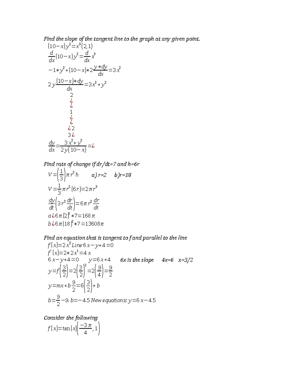 Math Math Mat 301 Analytic Geometry And Calculus I Studocu