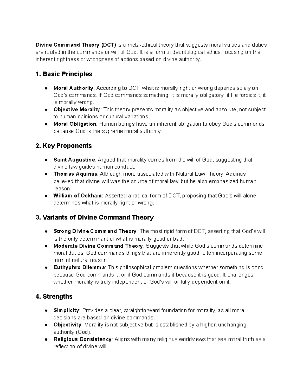 Divine Command Theory Lecture Divine Command Theory Dct Is A Meta