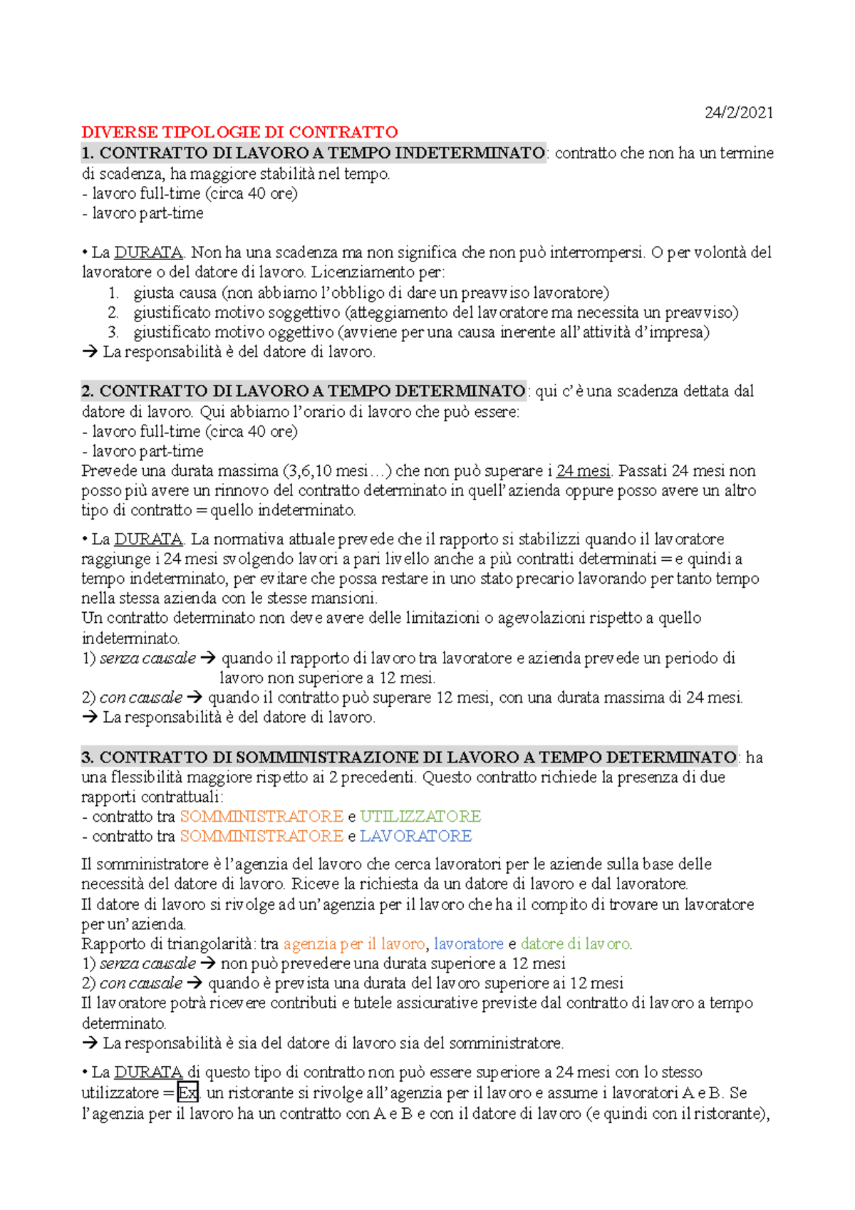 Appunti Diritto Dell'Economia - Secondo Semestre - 24/2/ DIVERSE ...