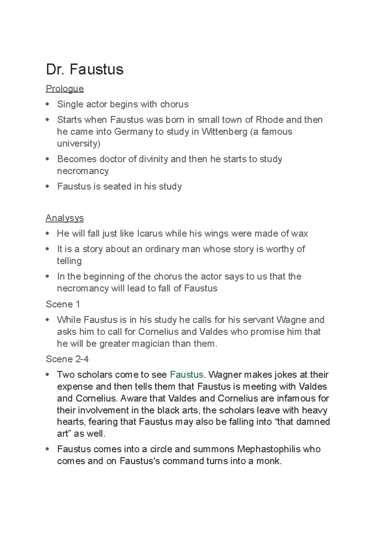 Dr. Faustus My name is Milica and this is my first homework Dr