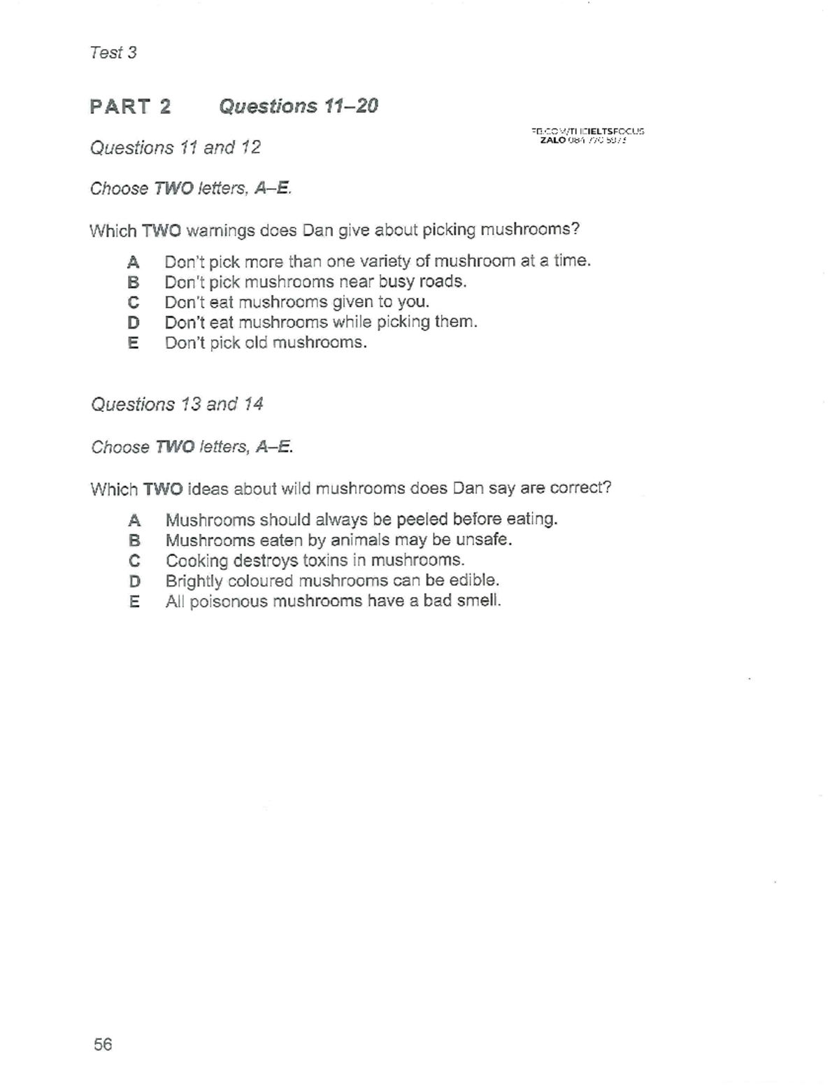 Ielts Cambridge 18-test 3 - Studocu