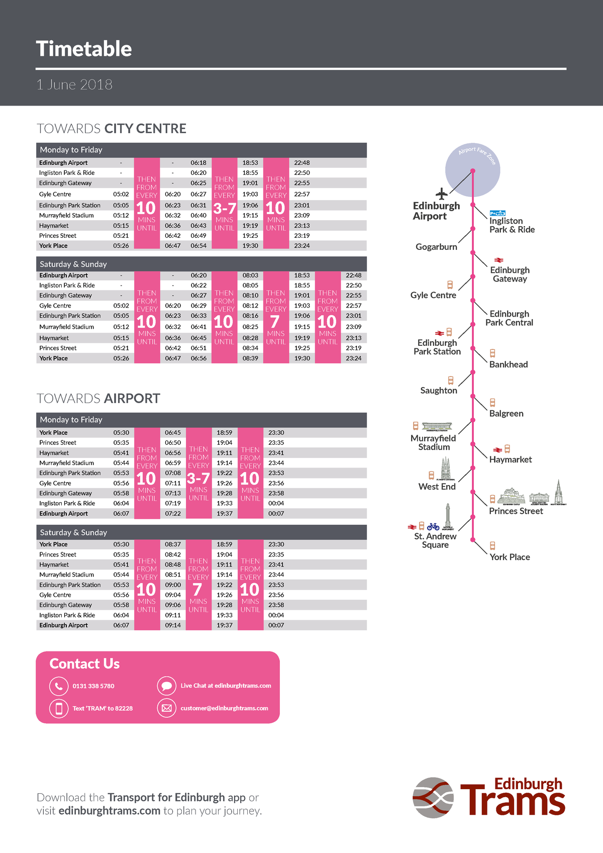 Web timetable nov 18 - Nxndnz - Edinburgh Airport - 06:18 18:53 22 ...