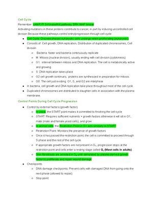 Cell Bio lecture 5 notes - Interfering with Gene Function 1 RNS (or ...