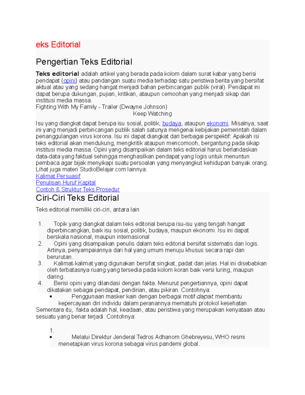 Materi Teks Editorial - Eks Editorial Pengertian Teks Editorial Teks ...