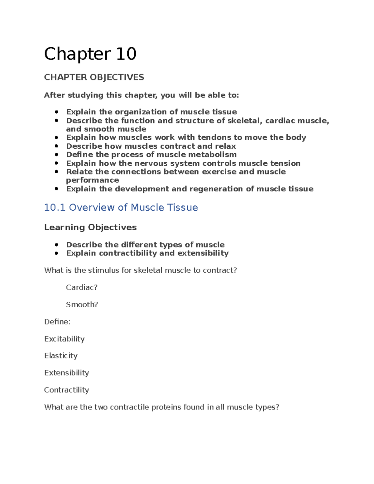 Guided Notes Openstax Ch 10 - Chapter 10 CHAPTER OBJECTIVES After ...