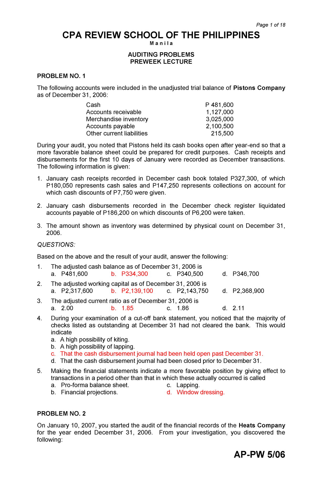 cpa-review-school-of-the-philippines-cpa-review-school-of-the-philippines-m-a-n-i-l-a-auditing