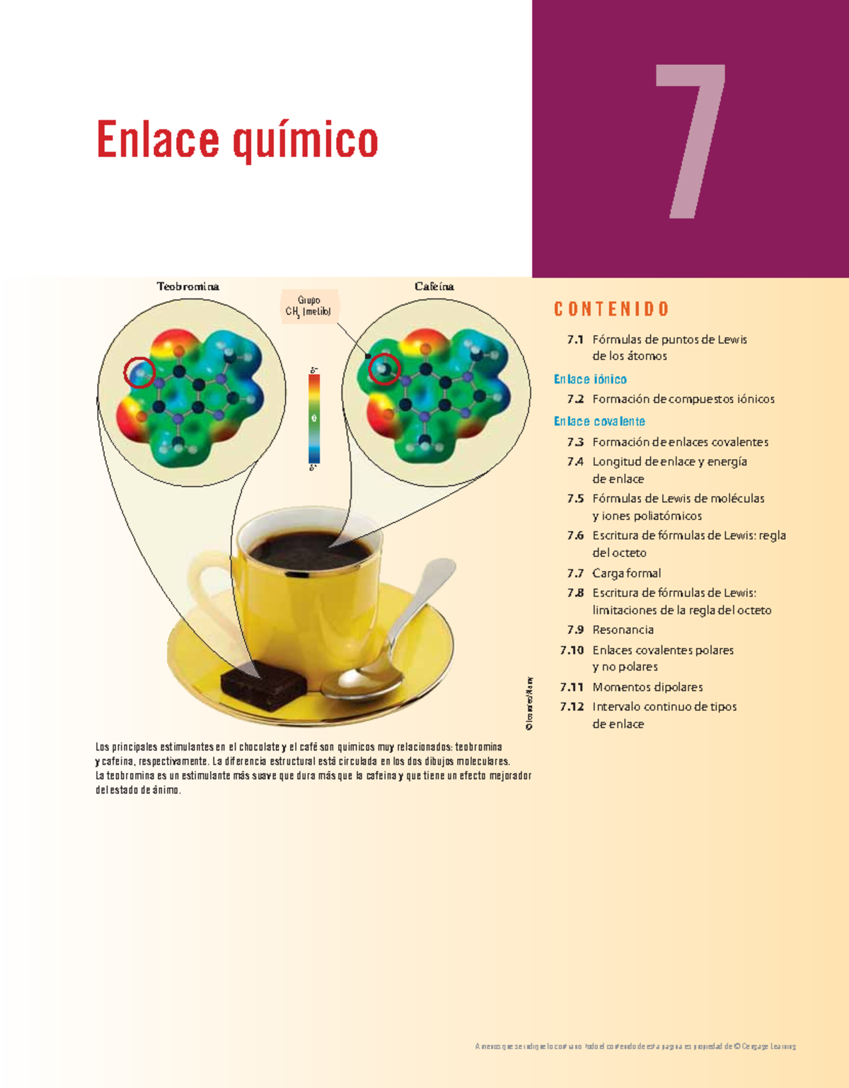 Química Gral II- Uniones Qcas. Trpecv y TEV - Enlace químico 7 7 ...