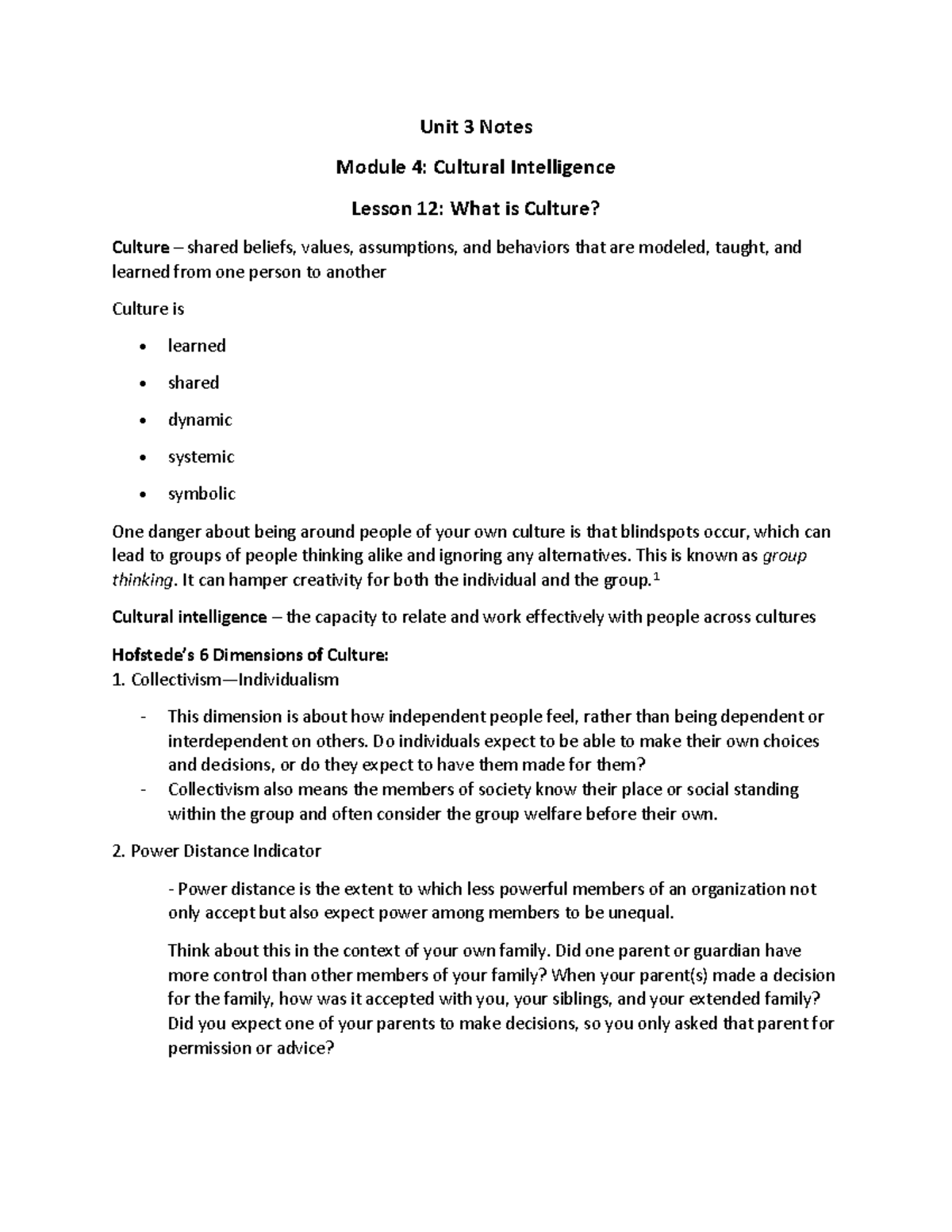 Unit 3 Notes - D082 - WGU - Studocu