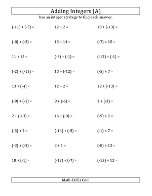 Integer Rules Cheat Sheet - INTEGER RULES REFERENCE SHEET Teach Easy ...