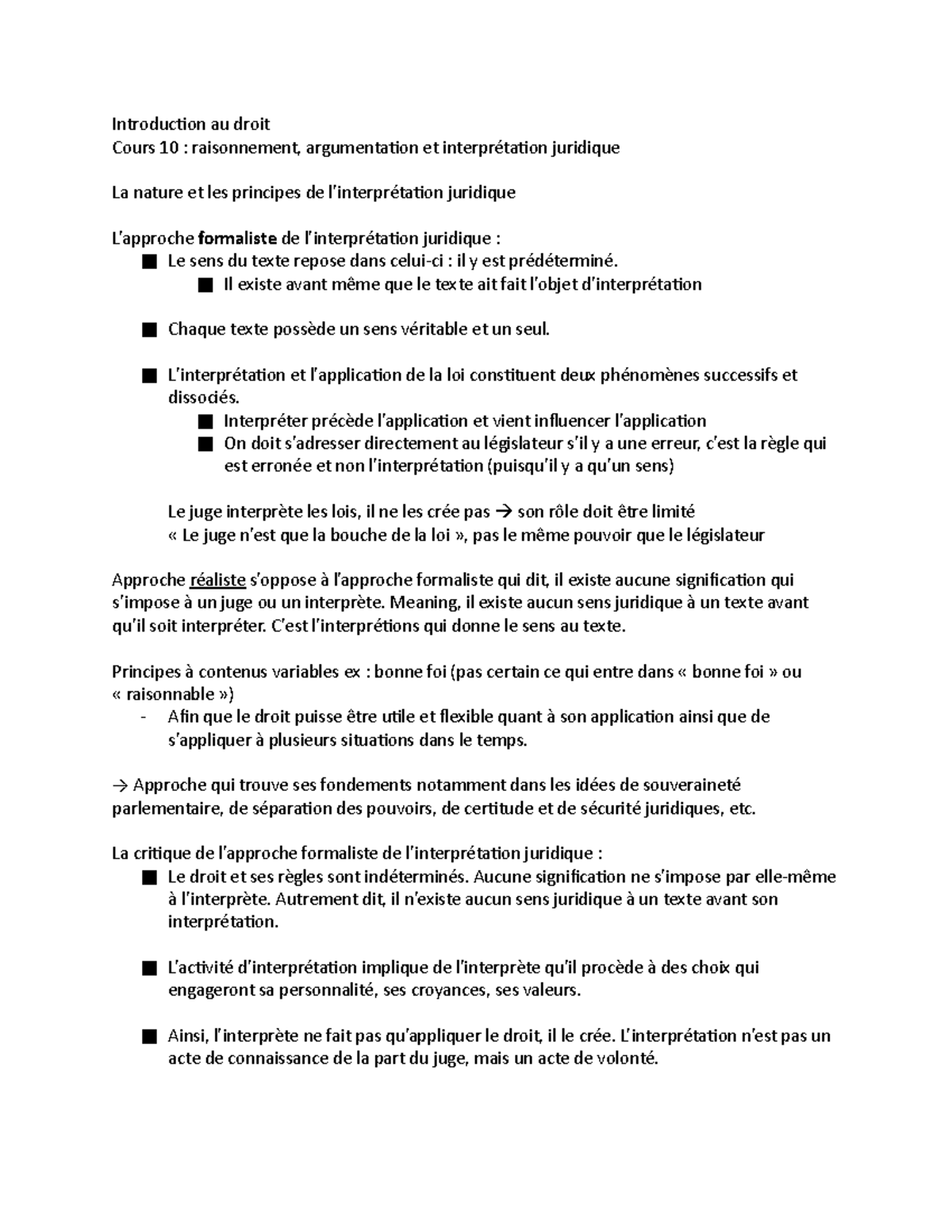 exemple dissertation introduction au droit