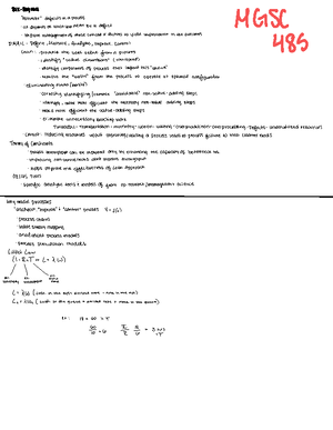 MGSC 485 - Notes - E - 00 - E E E 00 - ② I . - = Um - ~ ####### - I So ...