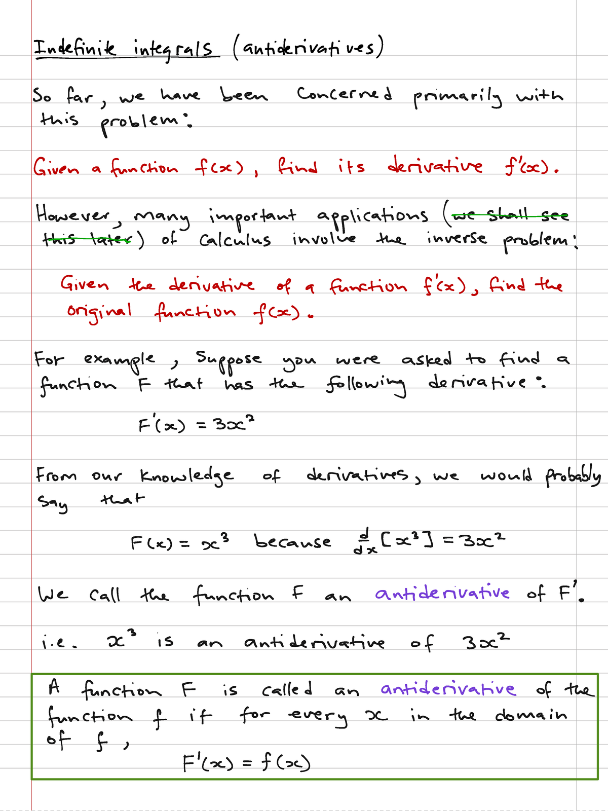 4 - Indefinite Integrals - MAM1020F - Studocu
