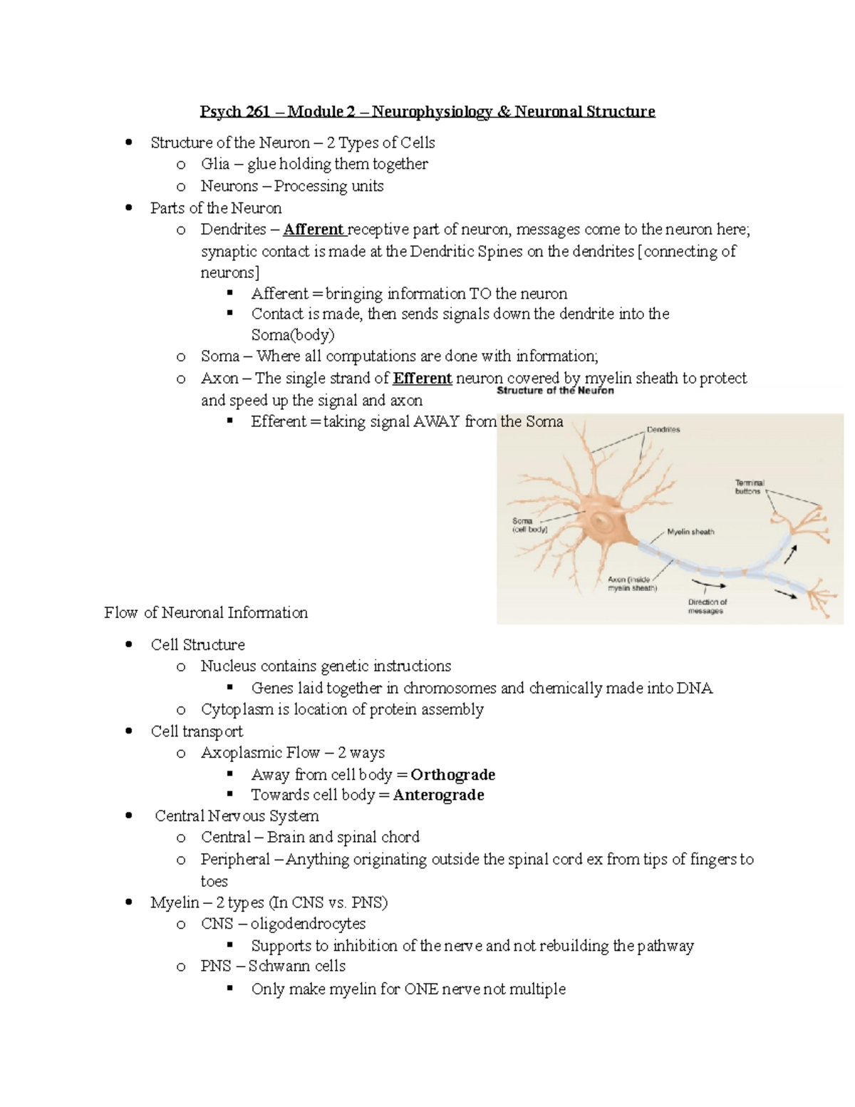 Psych 261 Module 2-3 - Lecture notes 2-3 - Psych 261 – Module 2 ...