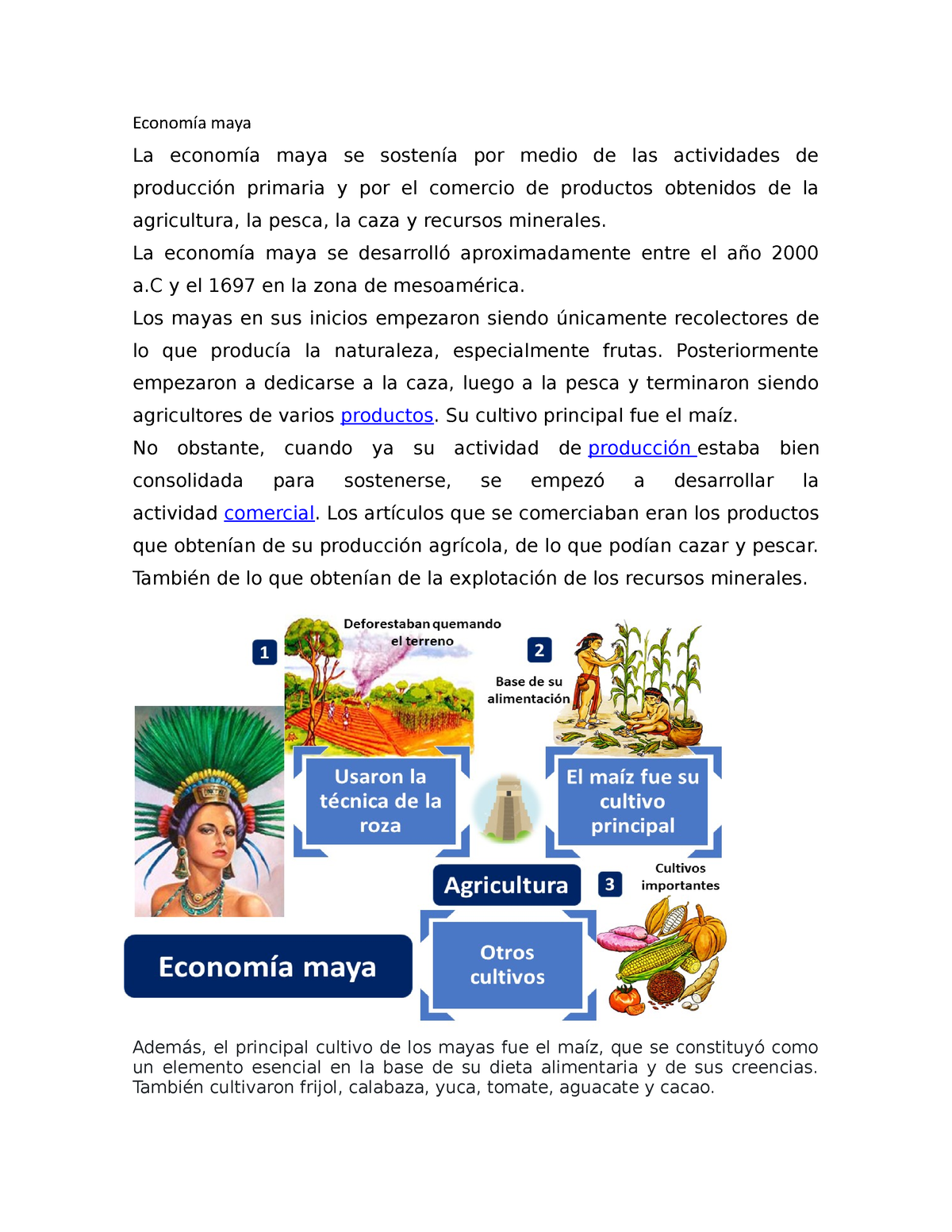 economia maya