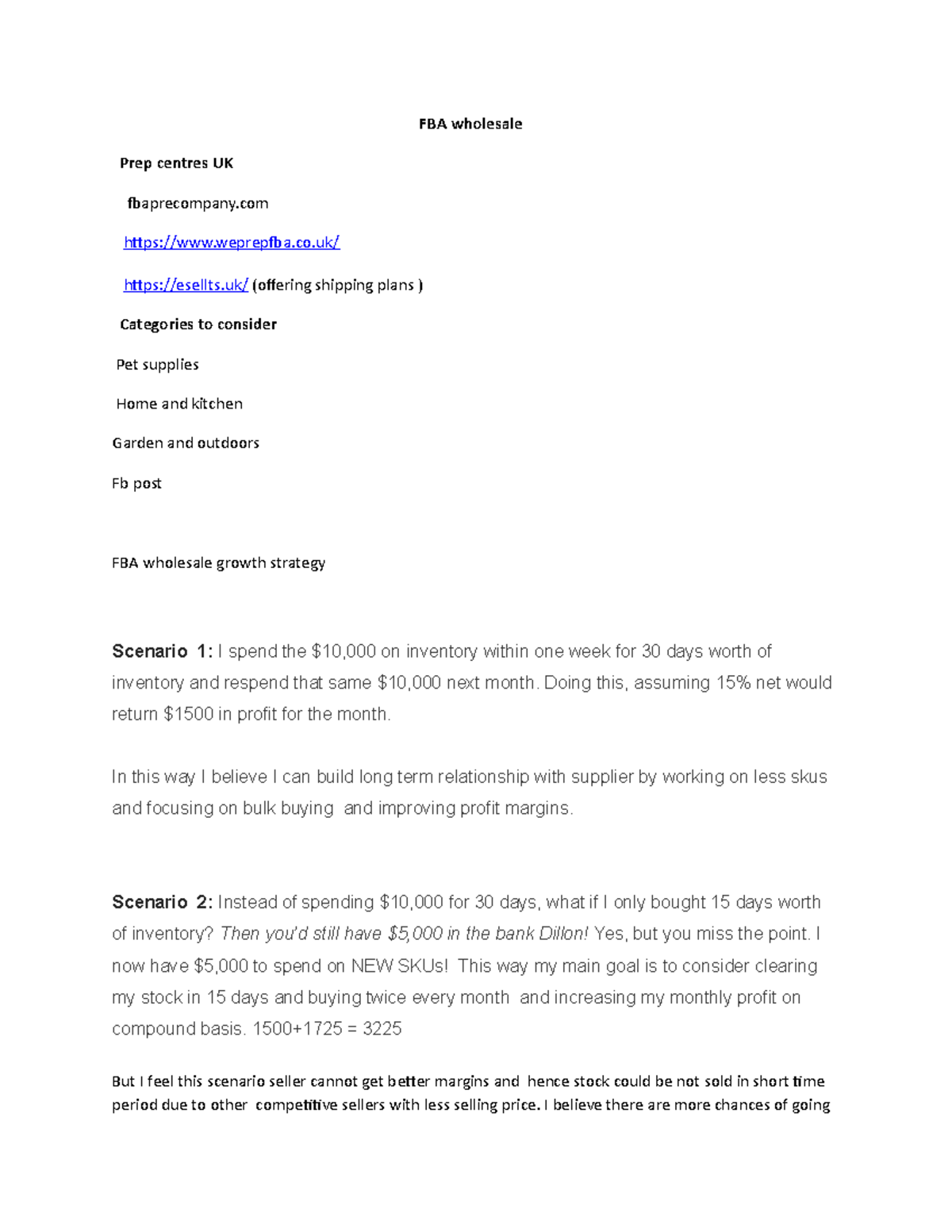 MY wholesale fba notes - vbnm - Lean Management - DHBW Heilbronn - Studocu