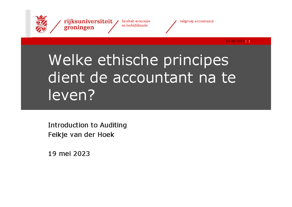 College 4 - ITA - 19 mei 2023 (compleet) - 19-05-2023| en bedrijfskunde