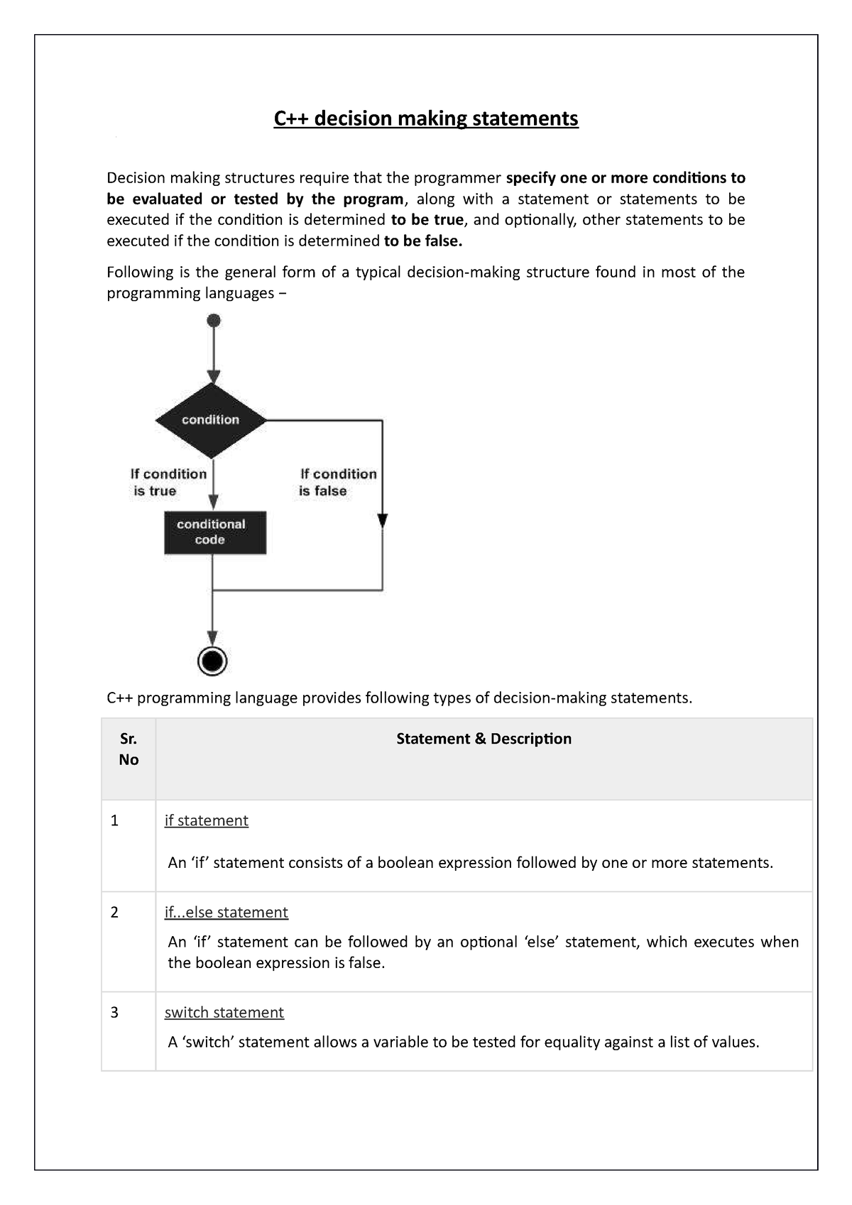 lecture-3-decision-making-statements-c-decision-making-statements