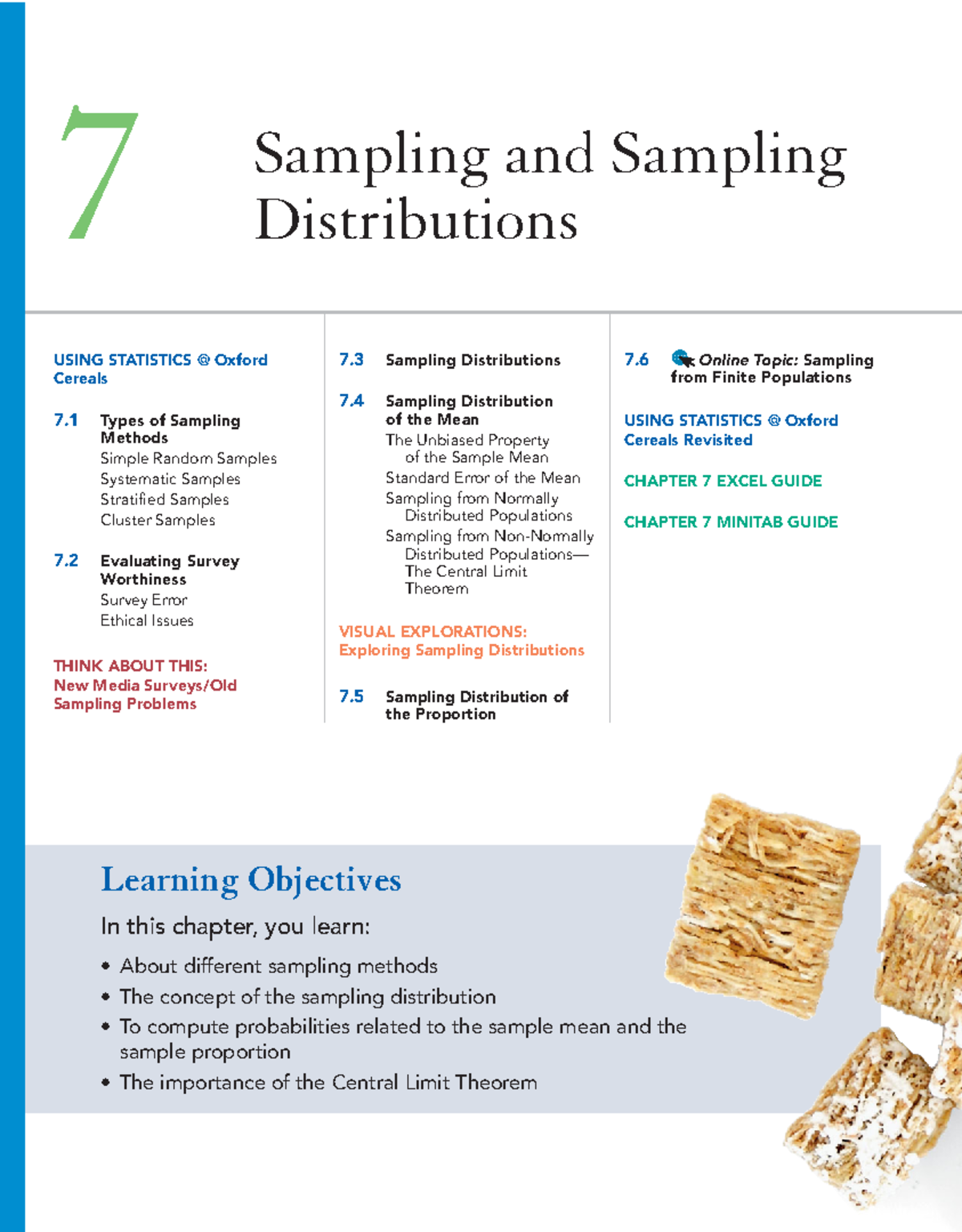 Reading-Chapter 7 - Lecture slides - USING STATISTICS @ Oxford Cereals ...