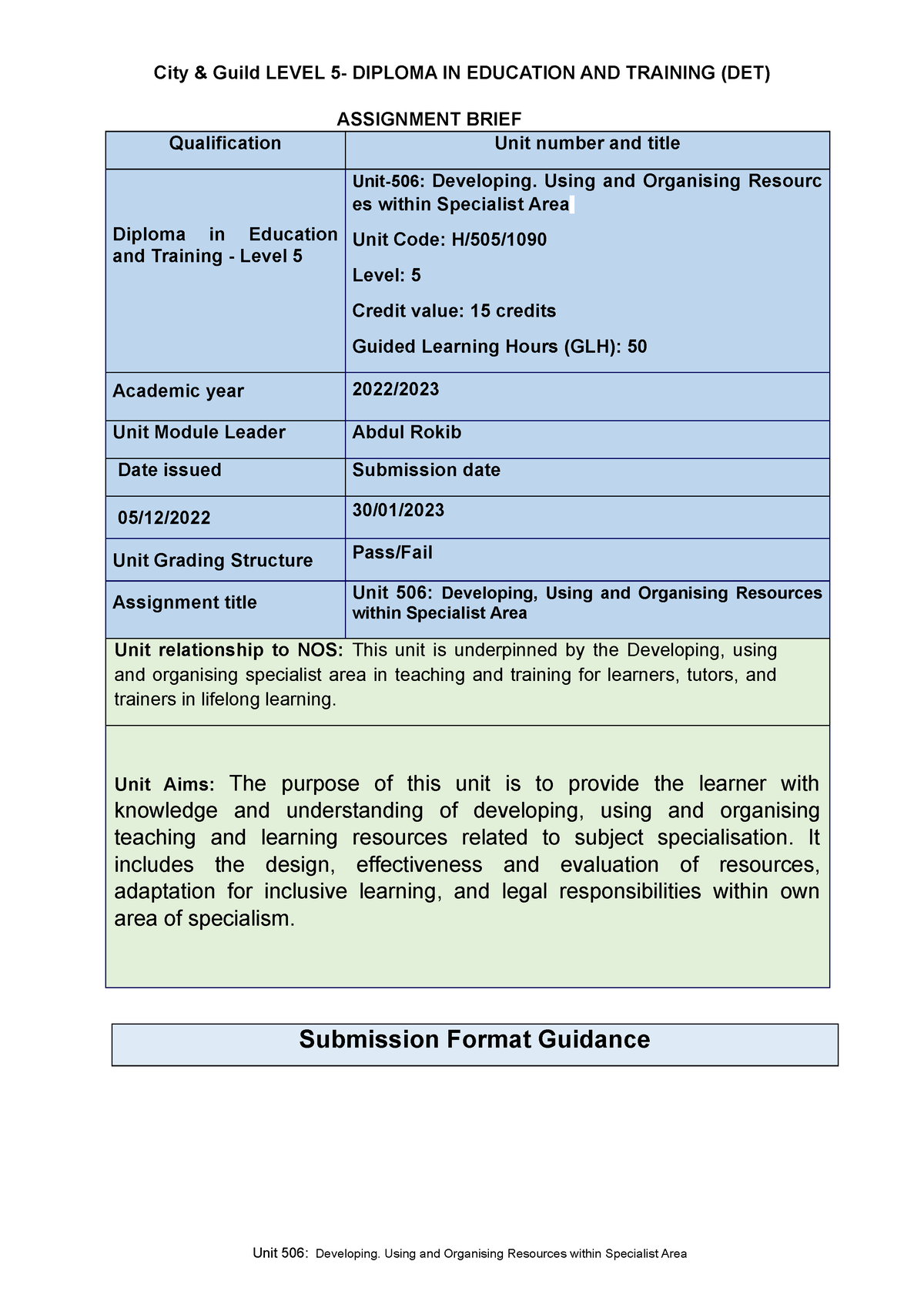 506-assignment-brief-april-22-london-campus-city-guild-level-5