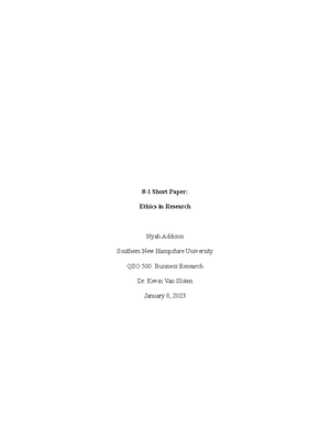 Addison 6-2 Short Paper - 6-2 Short Paper: Building Common Ground and ...