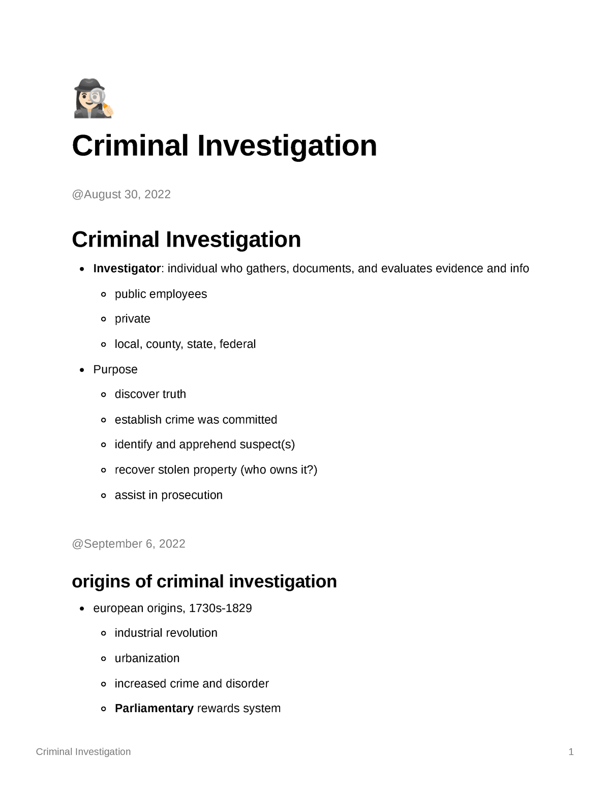 research paper topics about criminal investigation