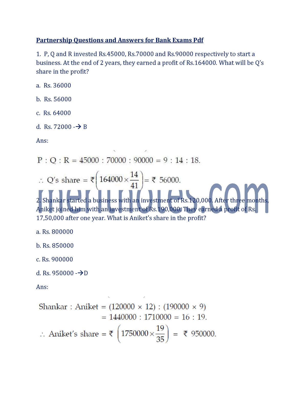 partnership-questions-answers-bank-exams-partnership-questions-and