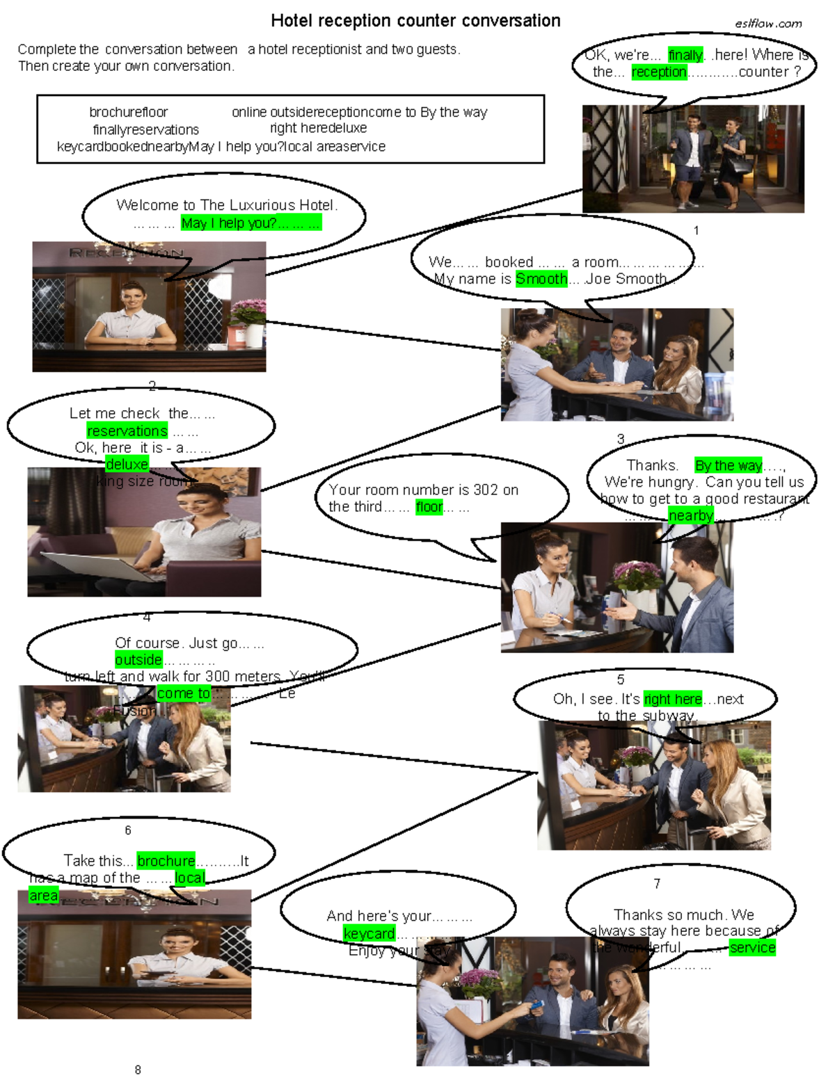 Hotel reception conversation 2021 - brochurefloor online ...