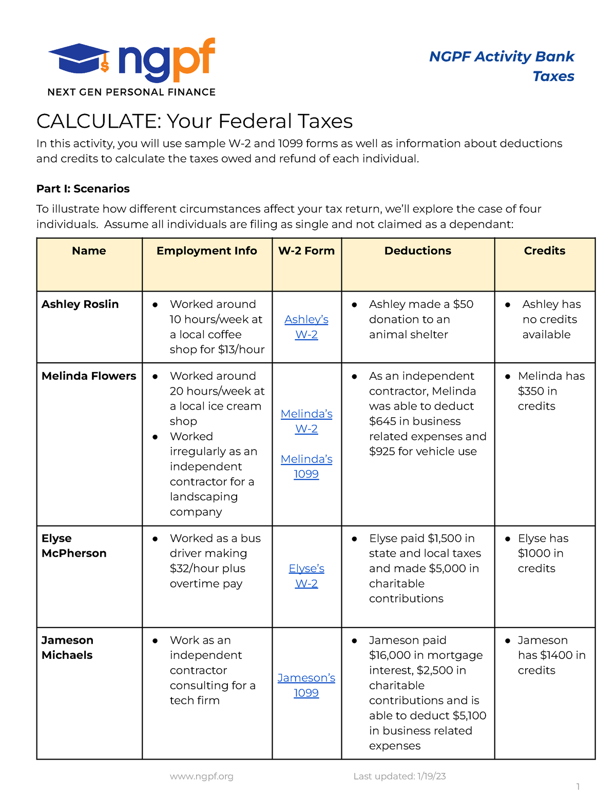 taxes assignment gov